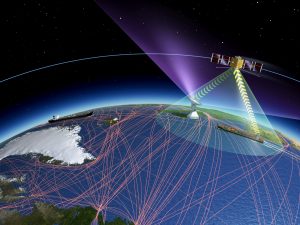 Как отслеживаются суда на карте мира работа спутника ESAIL
